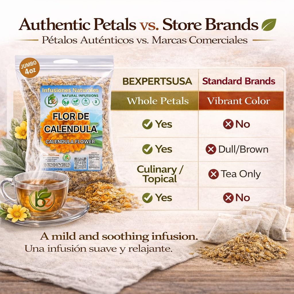 B-Experts Calendula petals tincture ingredient for herbal recipes
