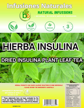 Eco-friendly pouch keeping Insulina tea freshness for 30 plus cups.