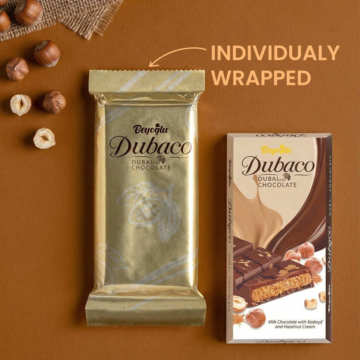Gift-ready presentation from Beyoglu Dubaco makes an elegant chocolate gift.