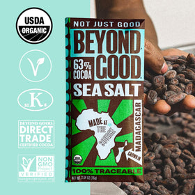 Beyond Good direct-trade cocoa farm image showing transparent sourcing