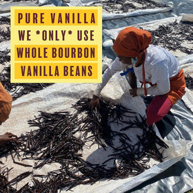 Beyond Good vanilla beans close-up highlighting Madagascar origin and depth of flavor.