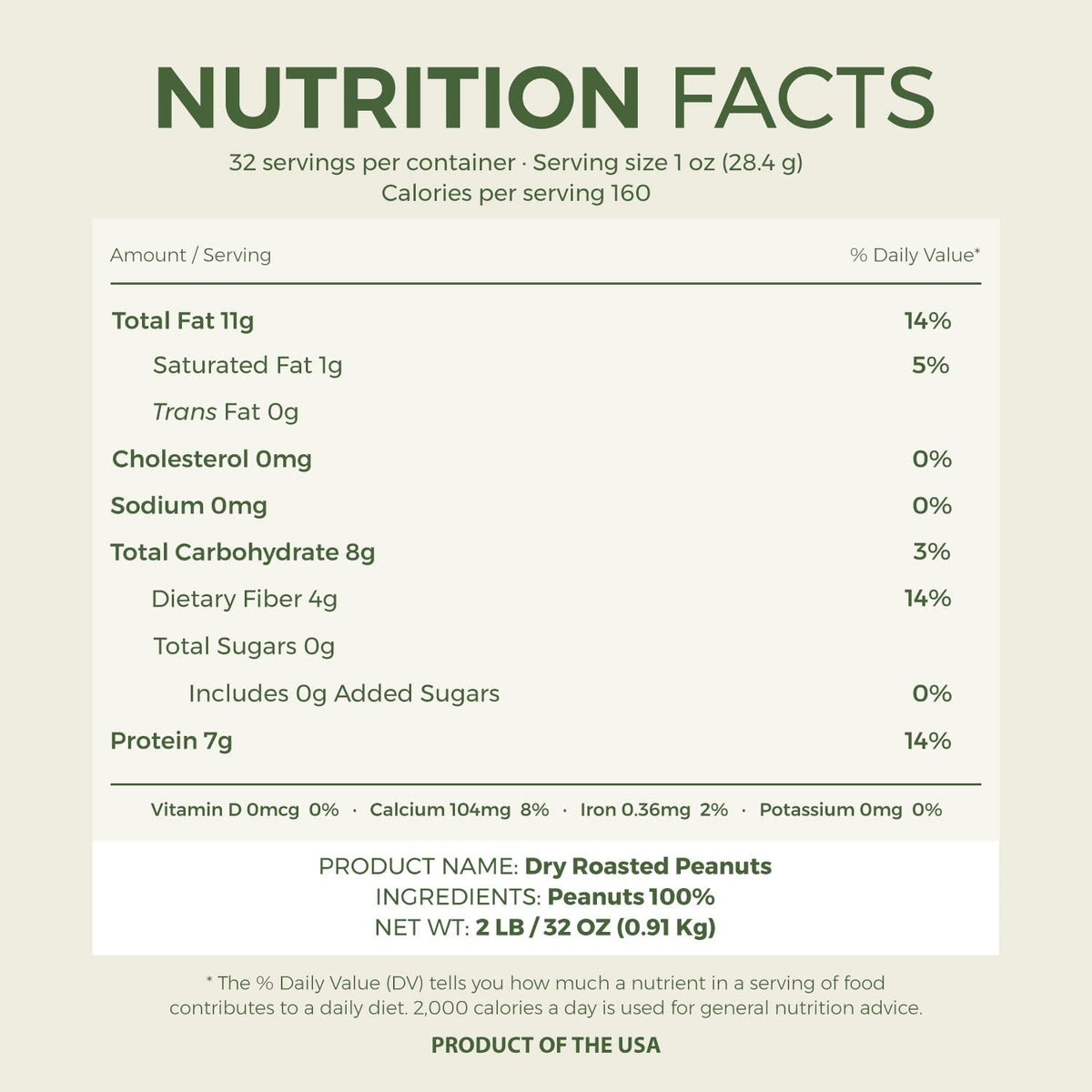 Beyond Nature dry roasted peanuts protein-rich option for busy days