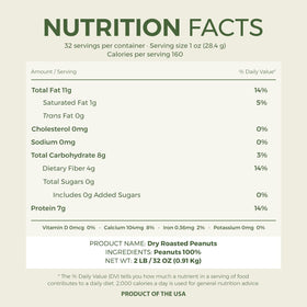 Beyond Nature dry roasted peanuts protein-rich option for busy days