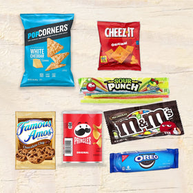 Beyond The Box Kids Get Well Snacks assortment provides comforting treats.