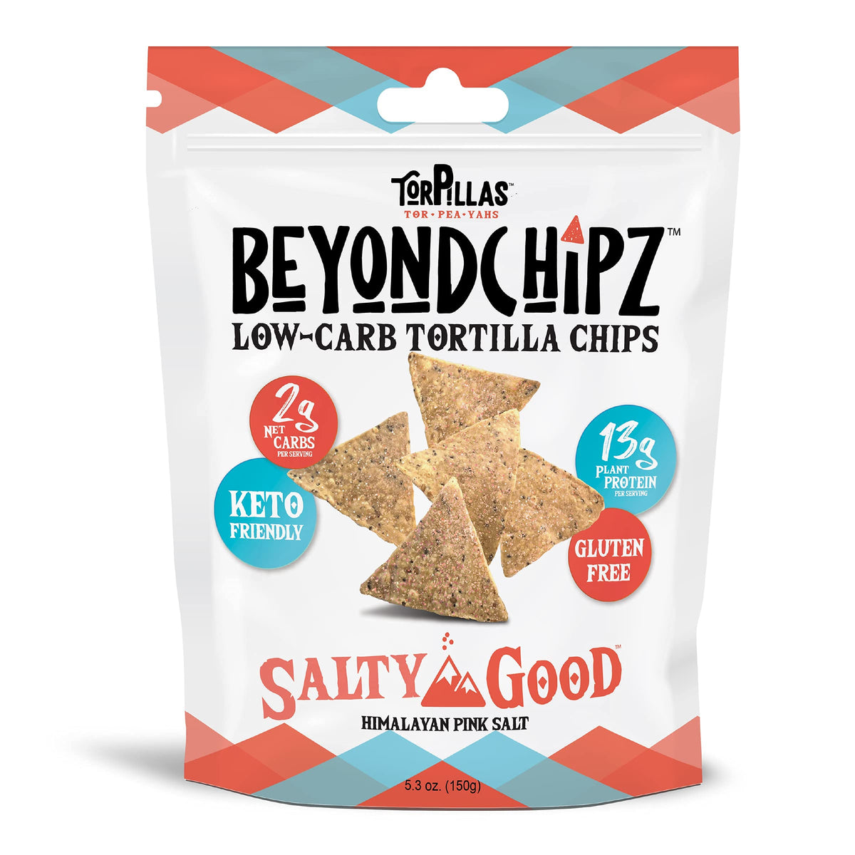 BeyondChipz bag full of chips showcases keto-friendly snacking and freshness.