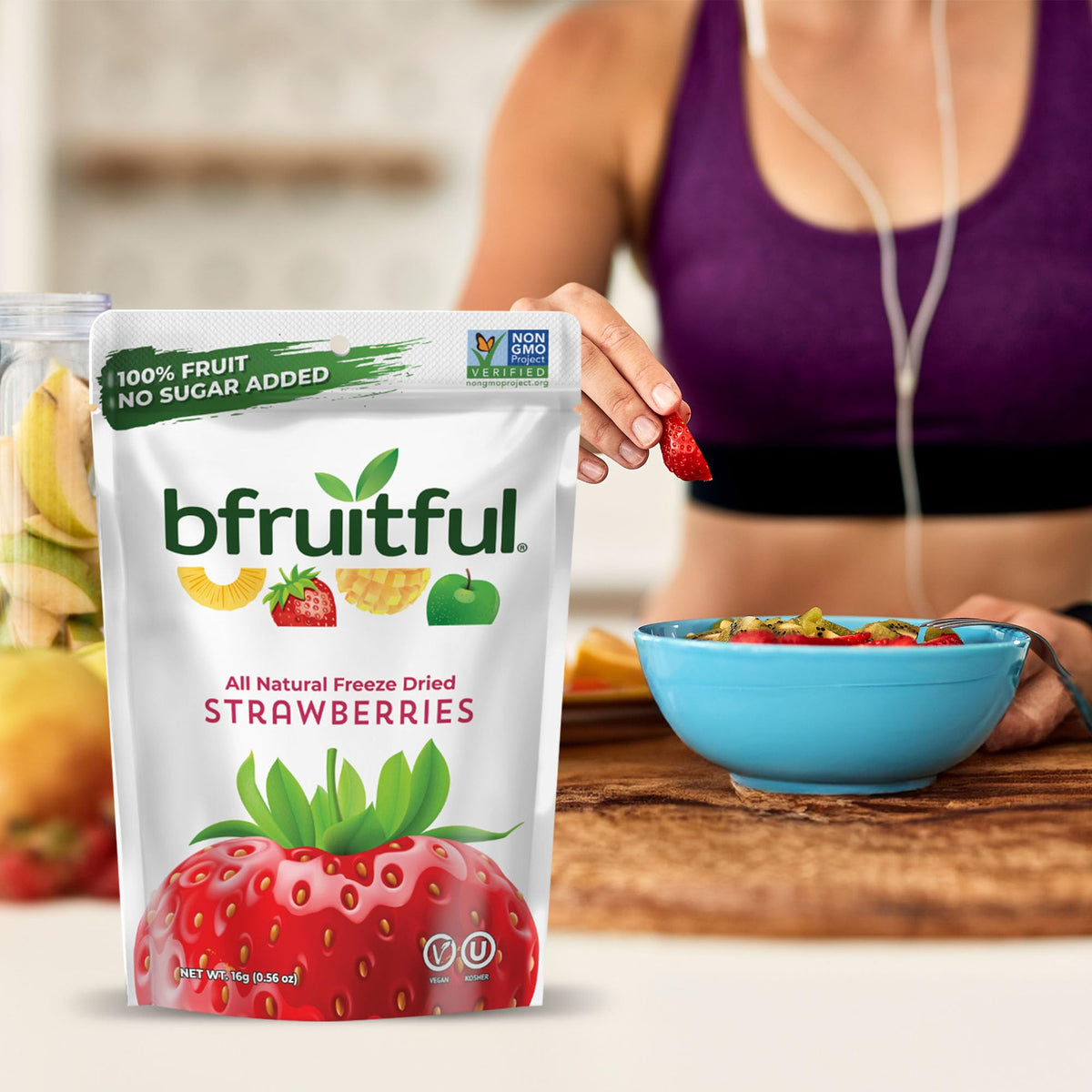 Bfruitful 0.56oz single-serve pack ideal for lunches or trips.