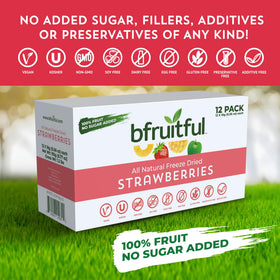 Bfruitful freeze-dried strawberries close-up reveals natural texture and color.