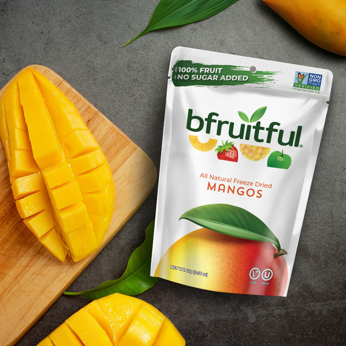 bfruitful mango bites in a lunchbox-friendly pack