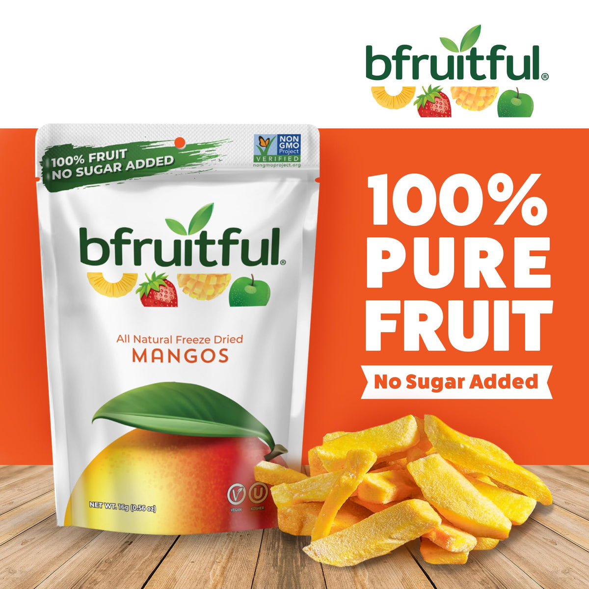 bfruitful mango slices close-up showing crisp texture