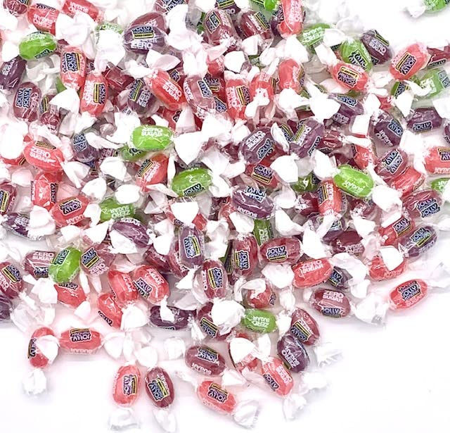 BFYSYO Cheri's Kitchen Corner sugar-free candy wrappers close-up, vivid flavors for snacking