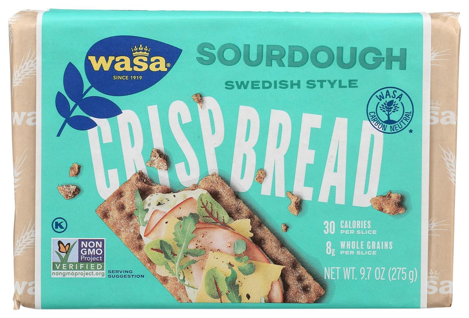 BFYSYO Wasa flatbread 3pc pack close-up, ultra-crisp texture for toppings.