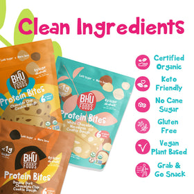Bhu Fit Keto Bites individually wrapped packs—perfect grab-and-go keto energy bites.