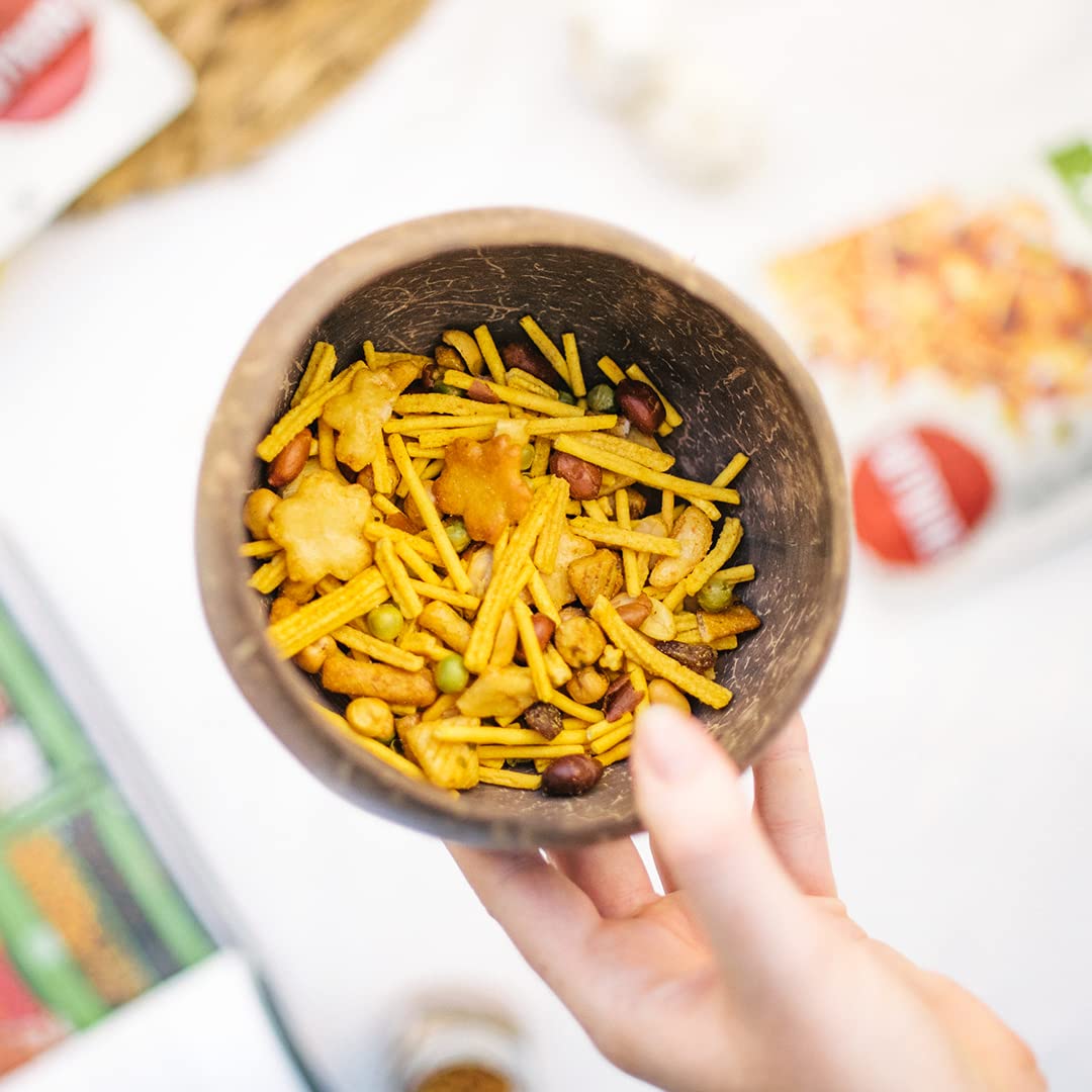 Bhuja Cracker Mix pack emphasizes low glycemic index option