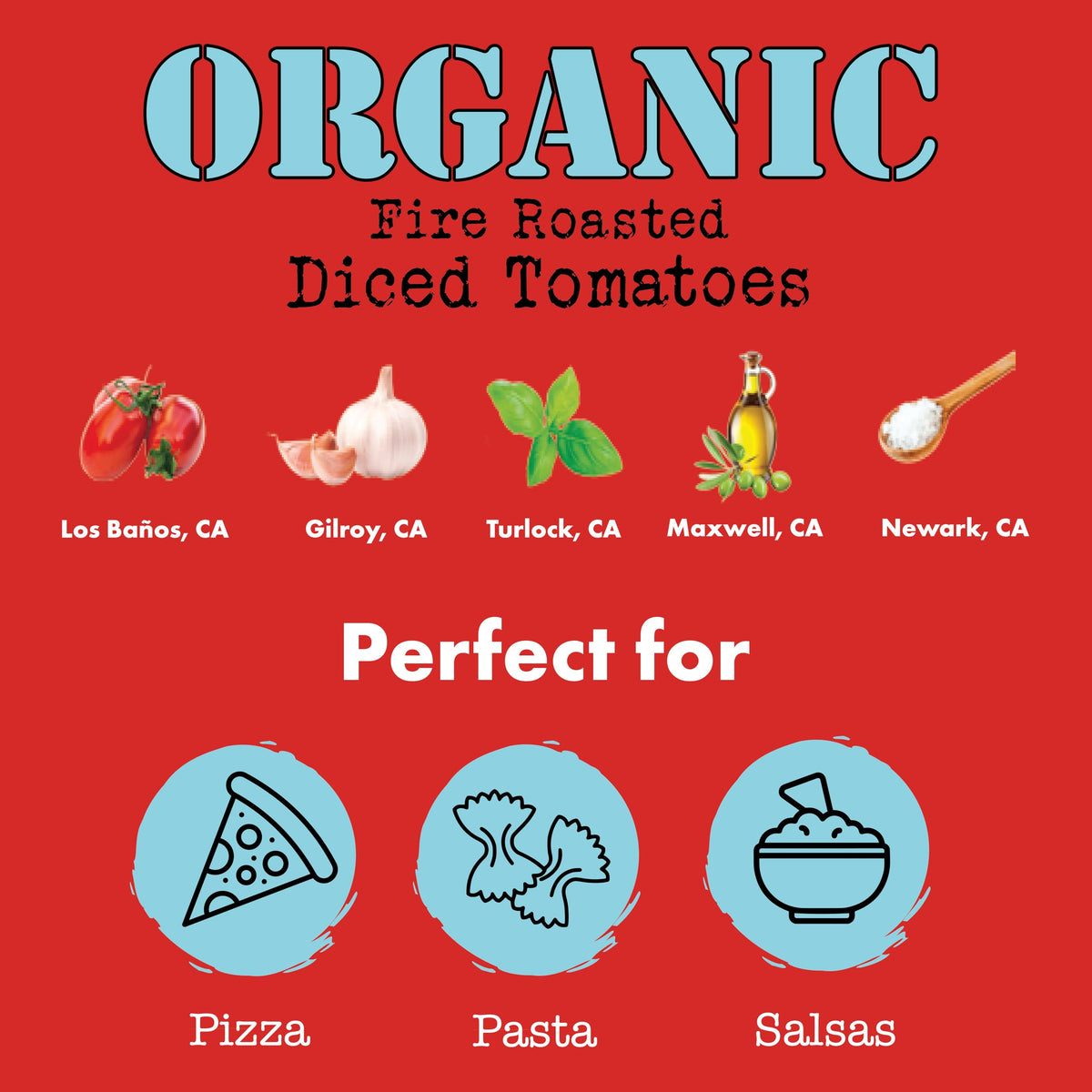 Bianco DiNapoli California-grown tomatoes showcase vibrant color for pasta