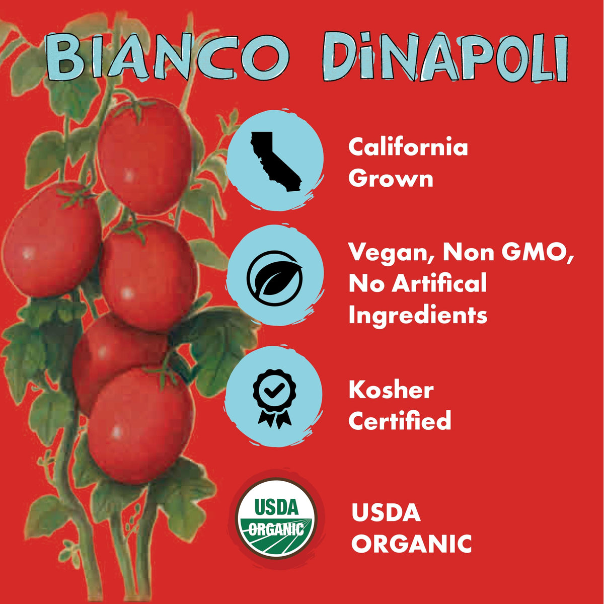 Bianco DiNapoli open flame roasted tomatoes add smoky depth to recipes