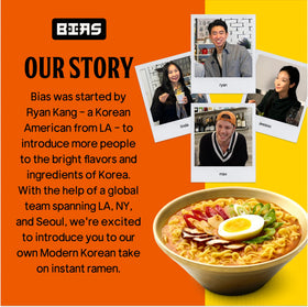 Bias Apgu Red Chili ramen microwave-ready option for quick meals.