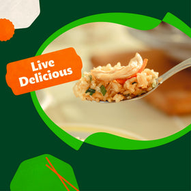 Bibigo 7.1 oz bowls provide a convenient, ready-to-serve meal solution