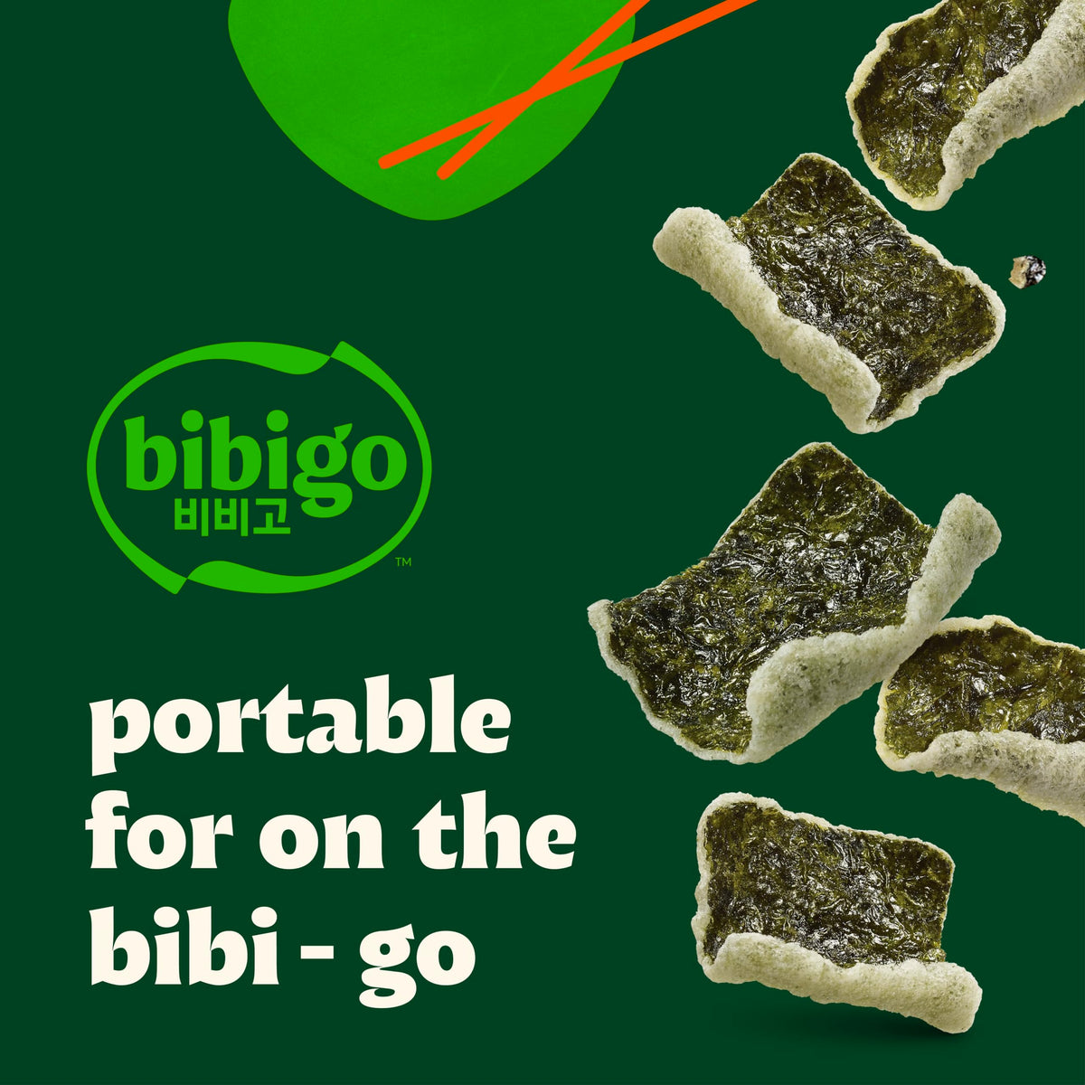 Bibigo Seaweed Chips party setting invites a salty, crunchy crowd-pleaser