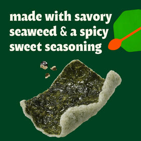 Bibigo Spicy & Sweet Seaweed Chips on-the-go; portable snack for busy days