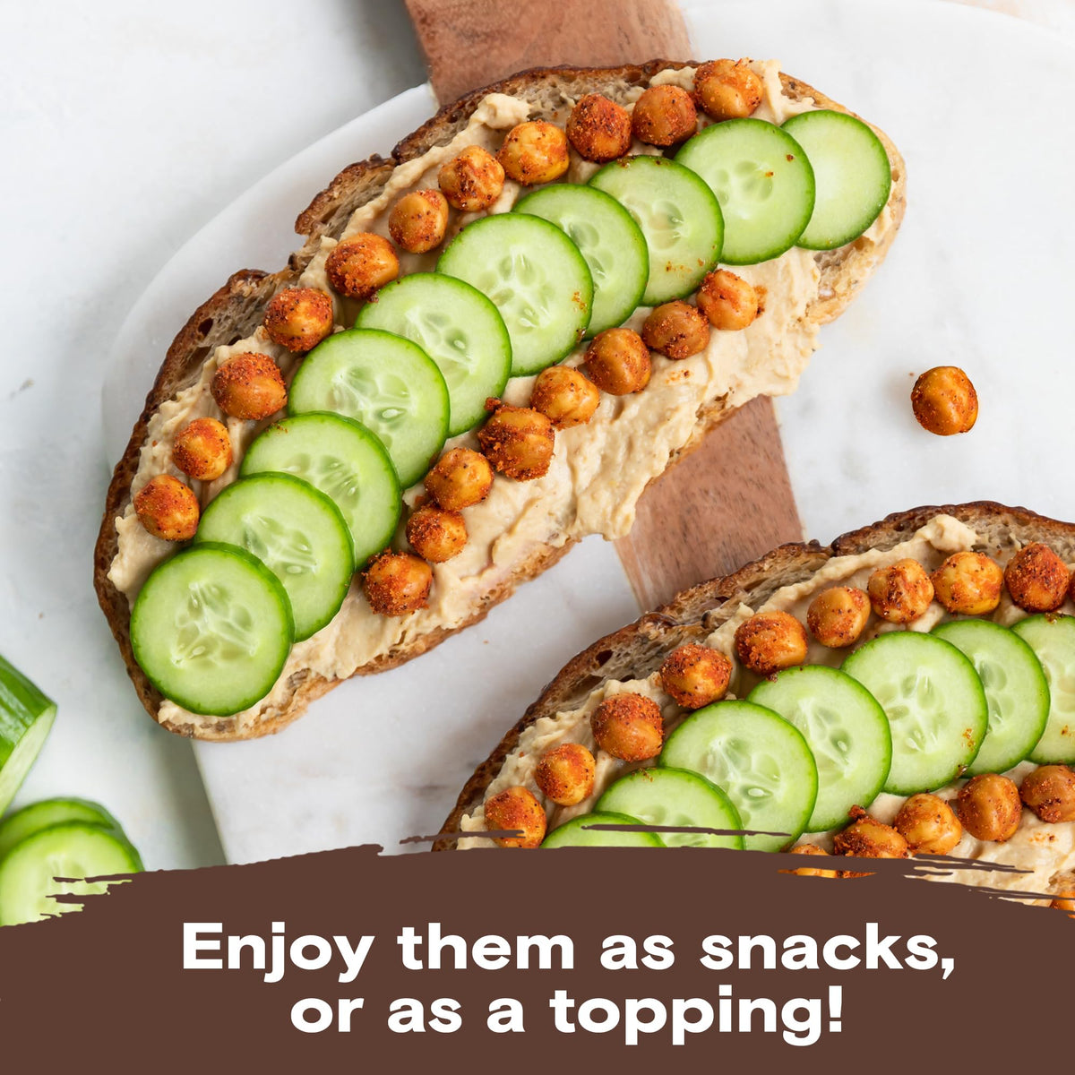 BIENA Chickpeas Barbecue display-ready bag in stores.