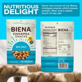 Kids enjoying Biena Chickpea Snacks as a convenient snack time option.