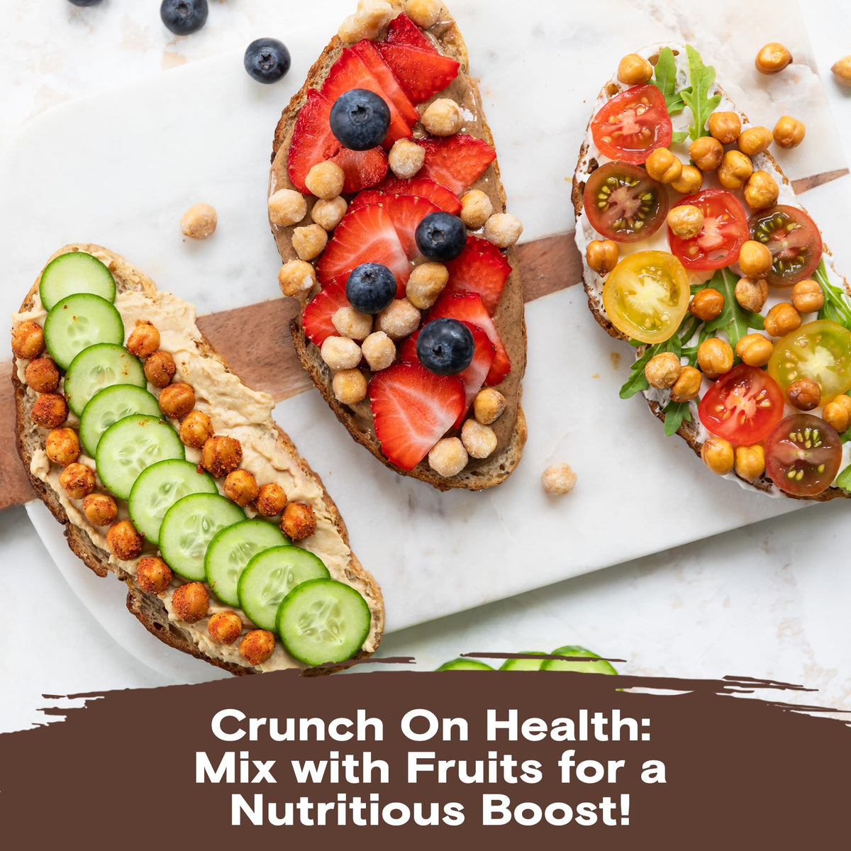 BIENA Chickpea Snacks Lil' Bit of Everything bag: all-around crunch for variety