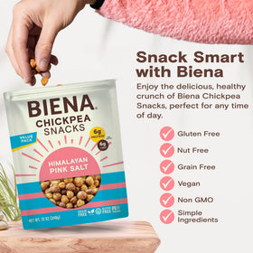 BIENA Chickpeas in on-the-go package for busy days