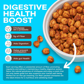 BIENA Chickpeas on a salad topping offering protein boost.