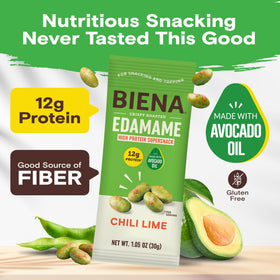 BIENA Portable Snack Pouch Chili Lime ideal for work or travel