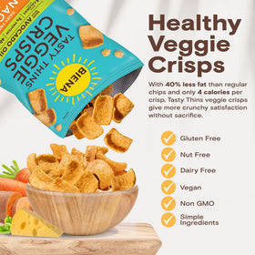 Scoop-shaped crisps perfect for dipping and topping.