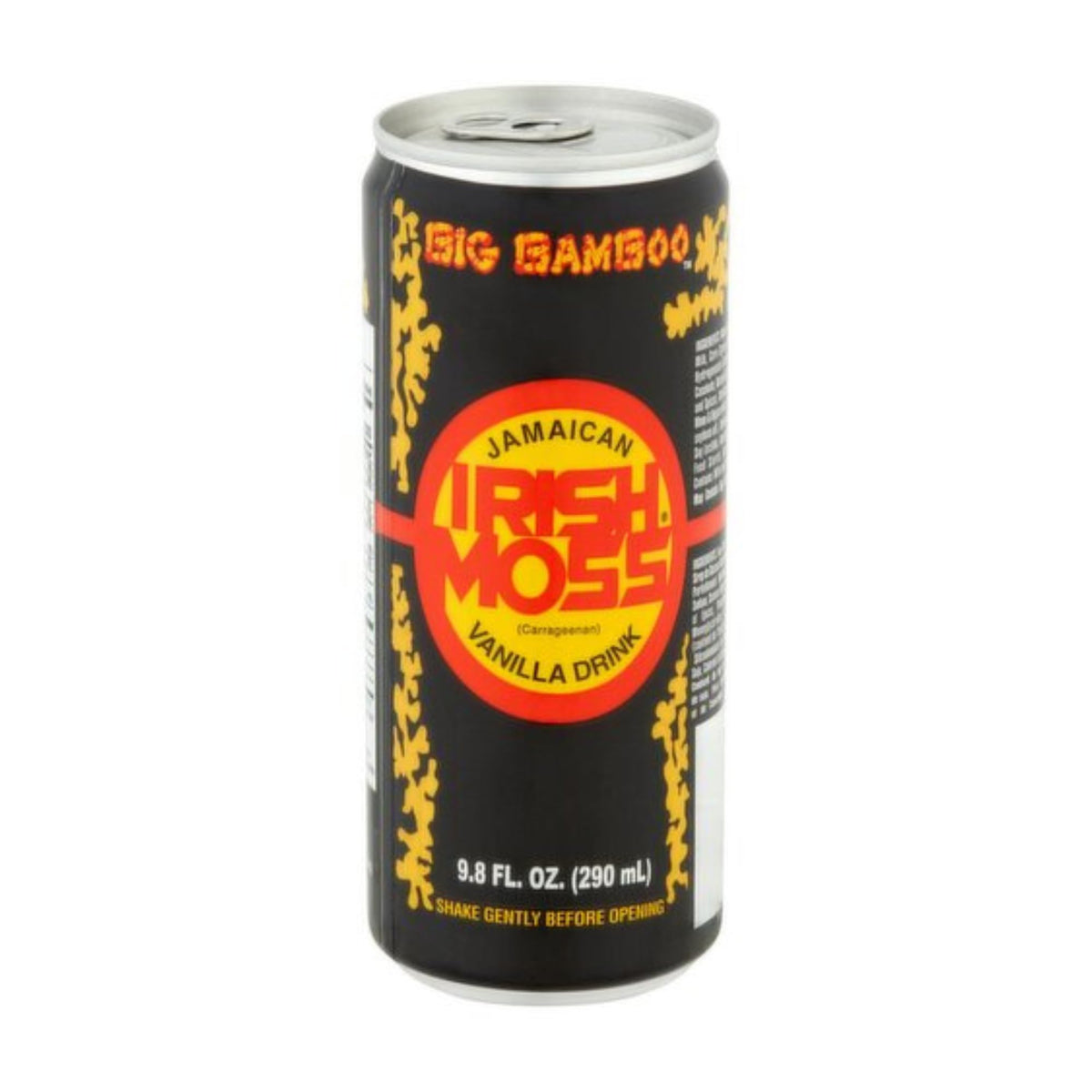 Vanilla-infused creamy Caribbean drink in packaging, highlighting smooth taste.