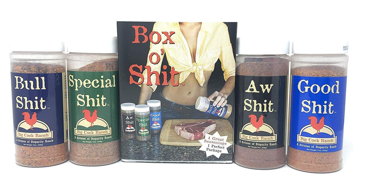 Big Cock Ranch Bull Shit 13oz bottle ready for grilling and bold flavor