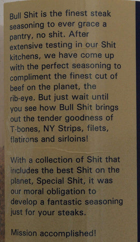 Big Cock Ranch Bullshit steak seasoning texture closeup showcases peppery, savory bits.