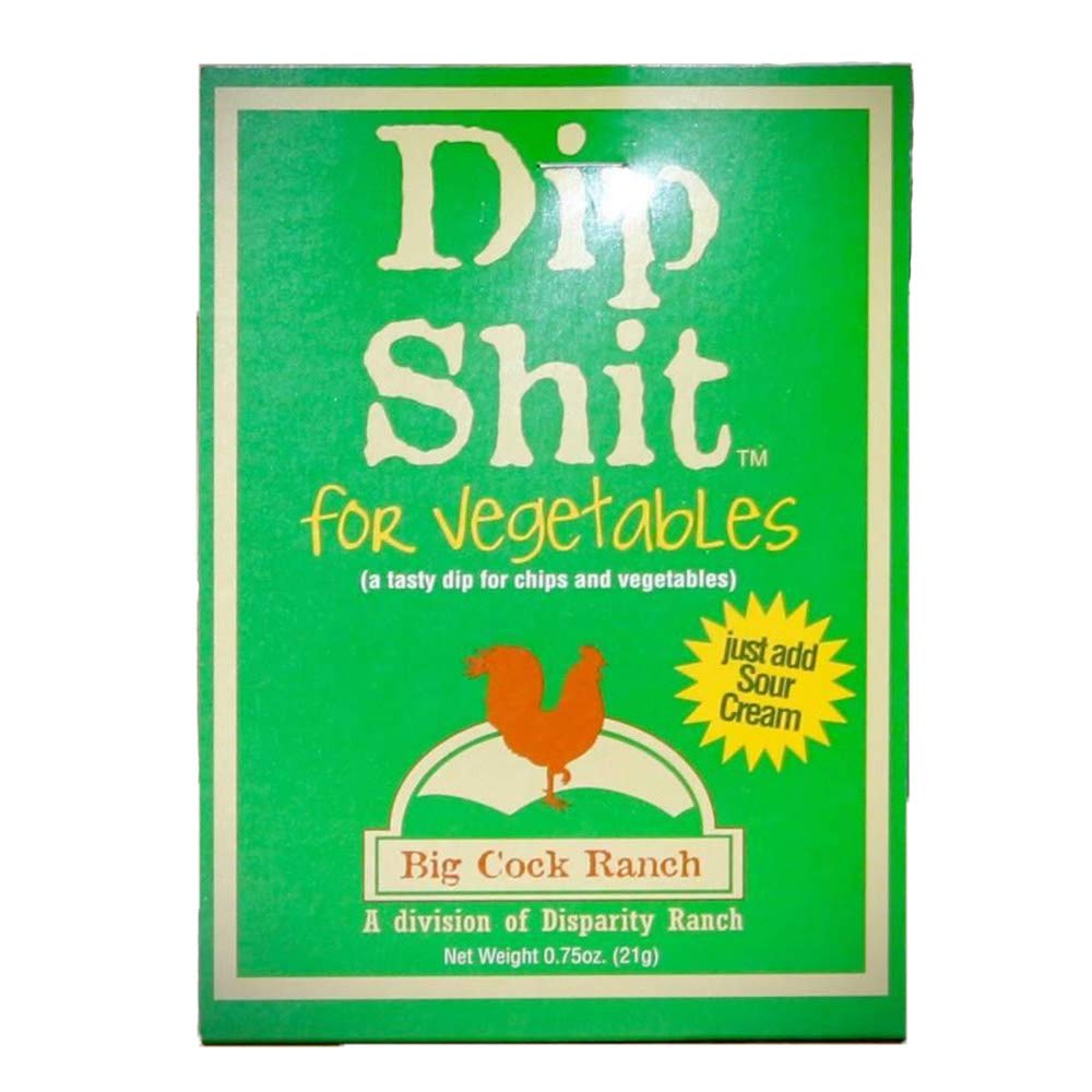 Big Cock Ranch Dip Shit pouch six-pack ready for on-the-go snacking and sharing.