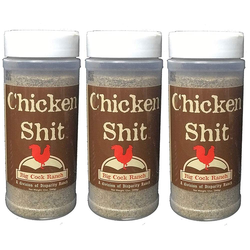 Big Cock Ranch Shit Seasoning jar pack of 3 enhances meat flavor