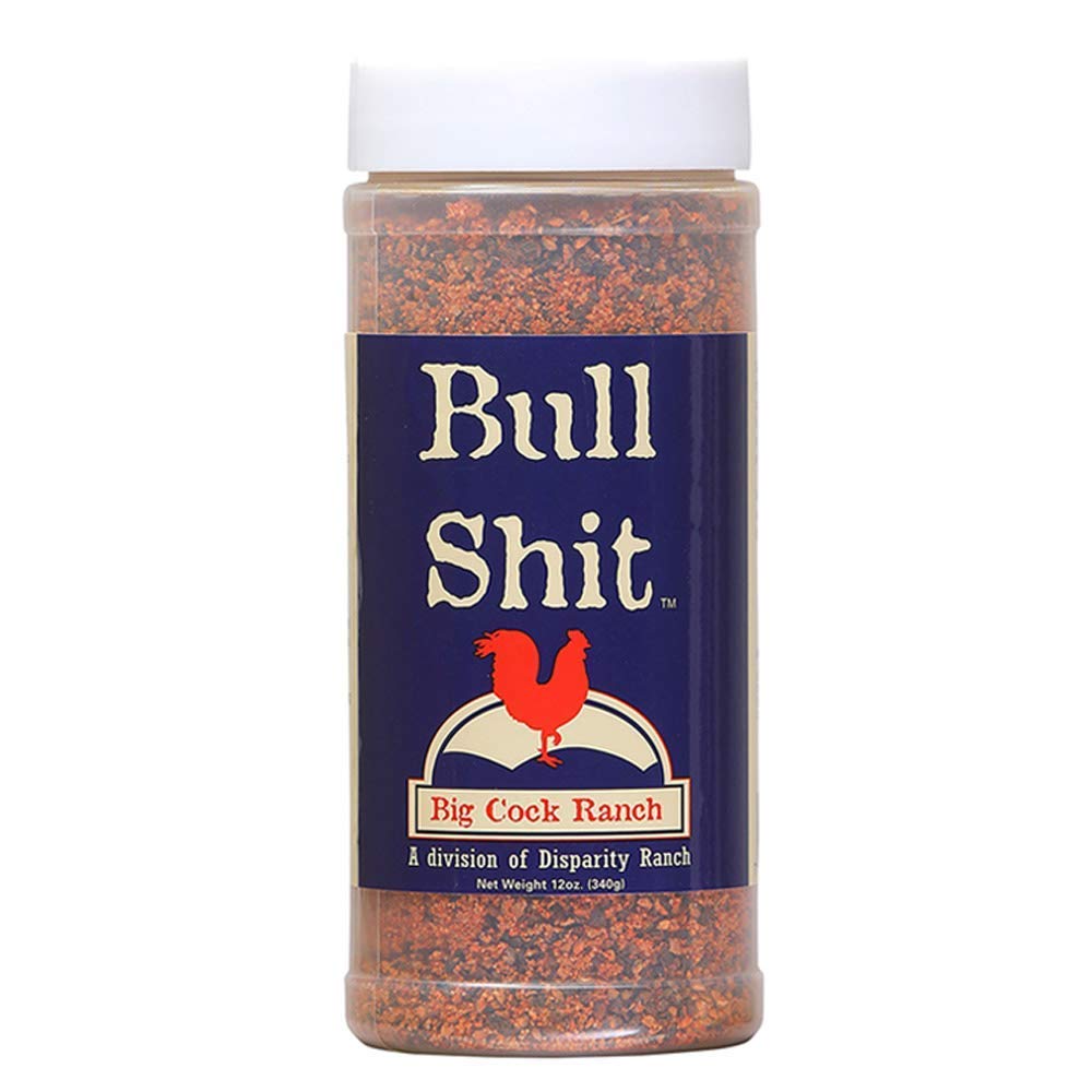 Big Cock Ranch special-shit-bottle adds bright notes to chicken and seafood.
