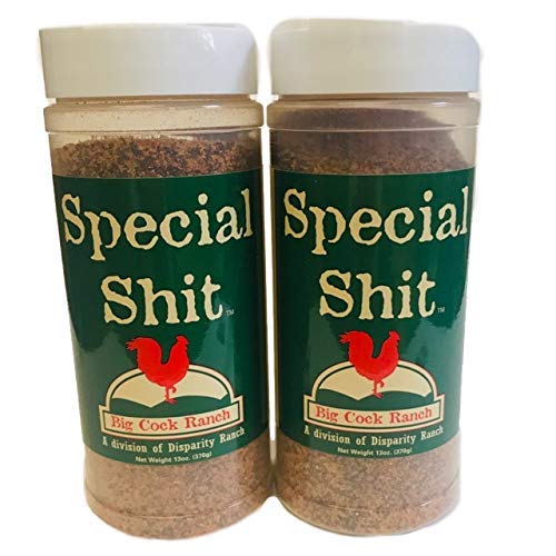 Big Cock Ranch Special Shit Seasoning 13 oz bottles for flavorful grilling and everyday seasoning.