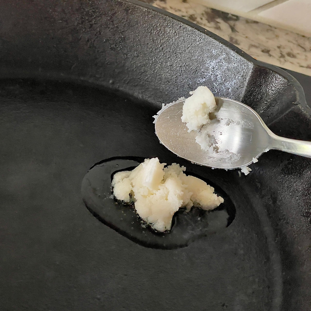 Big Crazy Buffalo bison tallow baking dish showing even melt and moisture.