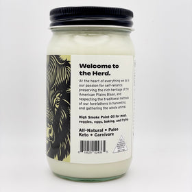 Big Crazy Buffalo bison tallow pan scene highlighting high-heat frying performance.
