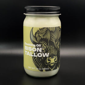 Big Crazy Buffalo bison tallow in a stew bowl for Keto-friendly meals.