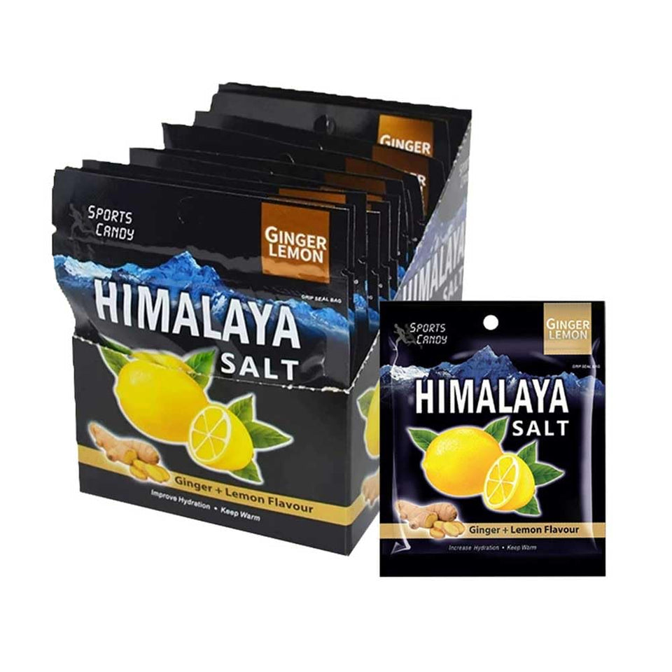 Big Foot Ginger and Lemon Candy front pack view for on-the-go hydration support.
