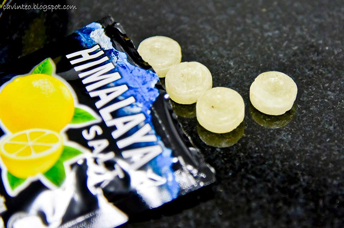 Big Foot Himalayan Salt Mint Candy in use demonstrates cooling flavor and throat soothing potential.