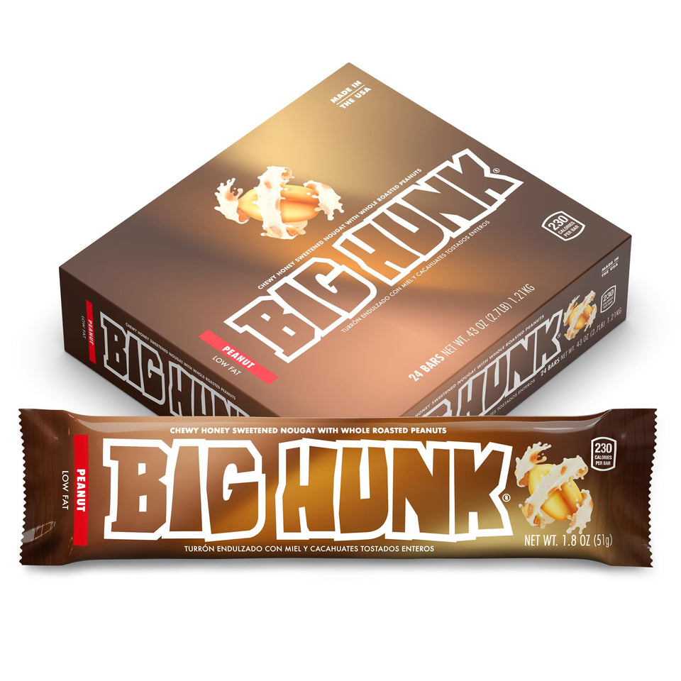 Big Hunk Annabelle's candy bar wrapped for gifting and sharing