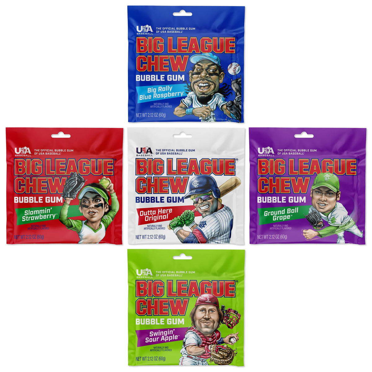 Big League Chew bulk variety pack displayed for team snacks and party favors.