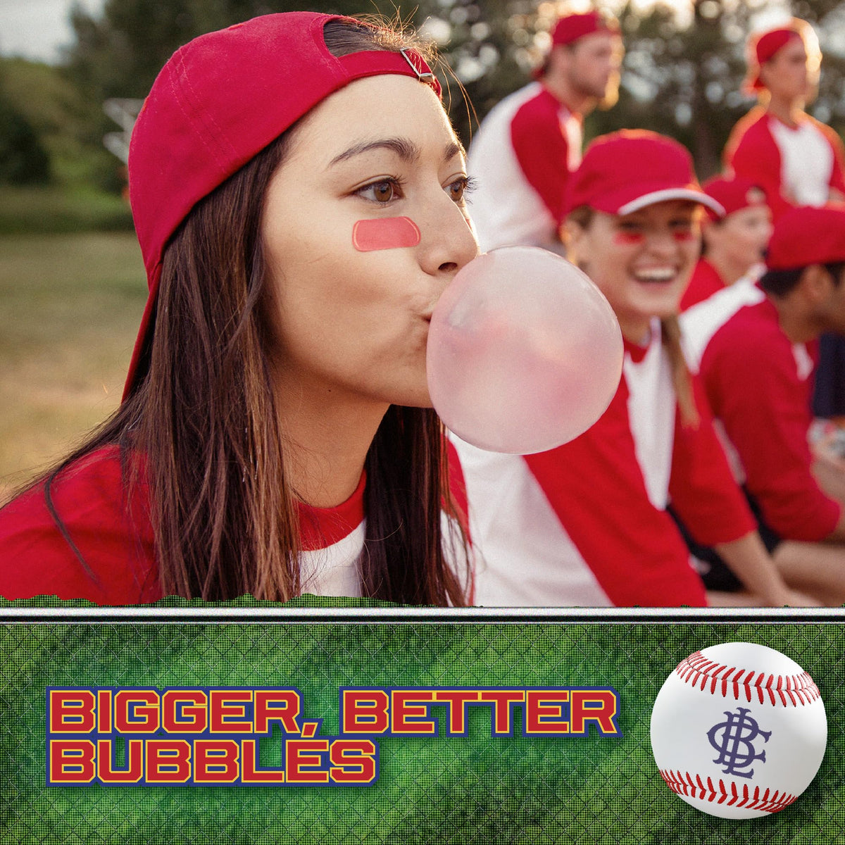 Big League Chew cotton candy bubblegum adds fun in the dugout.