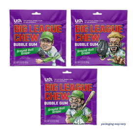Big League Chew Dugout Scene with players enjoying a chew.