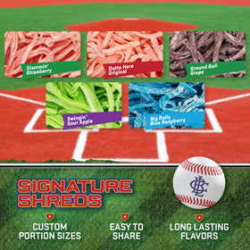 Big League Chew original packet preserves classic bubble gum nostalgia.
