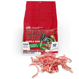 Big League Chew Slammin' Strawberry tray highlights bold flavor for team play