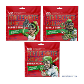 Big League Chew Slammin' Strawberry USA-made and trusted by players