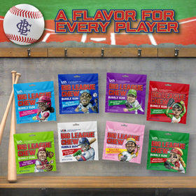 Big League Chew sour apple flavor packet for bold flavor moments